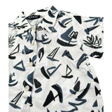 Please Camicia Tinta Unita con Stampa per Neonato CC80364B71 BIANCO PLEASE 