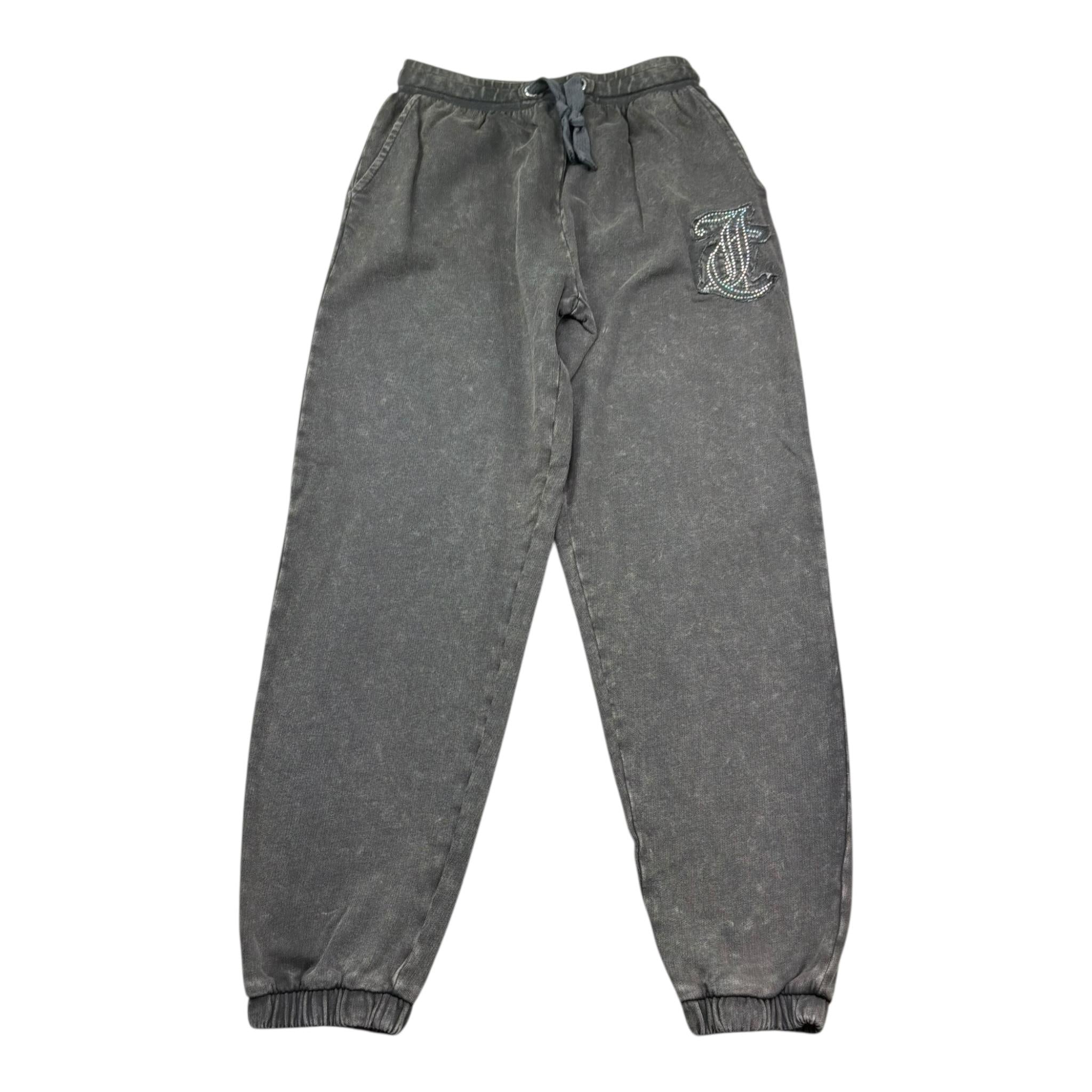 Juicy Couture Pantalone Tinta Unita con Elastico In Vita per Bambina JBX6624 GRIGIO JUICY COUTURE 