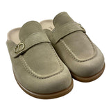 Twinset Plain Beige Slipper For Girls