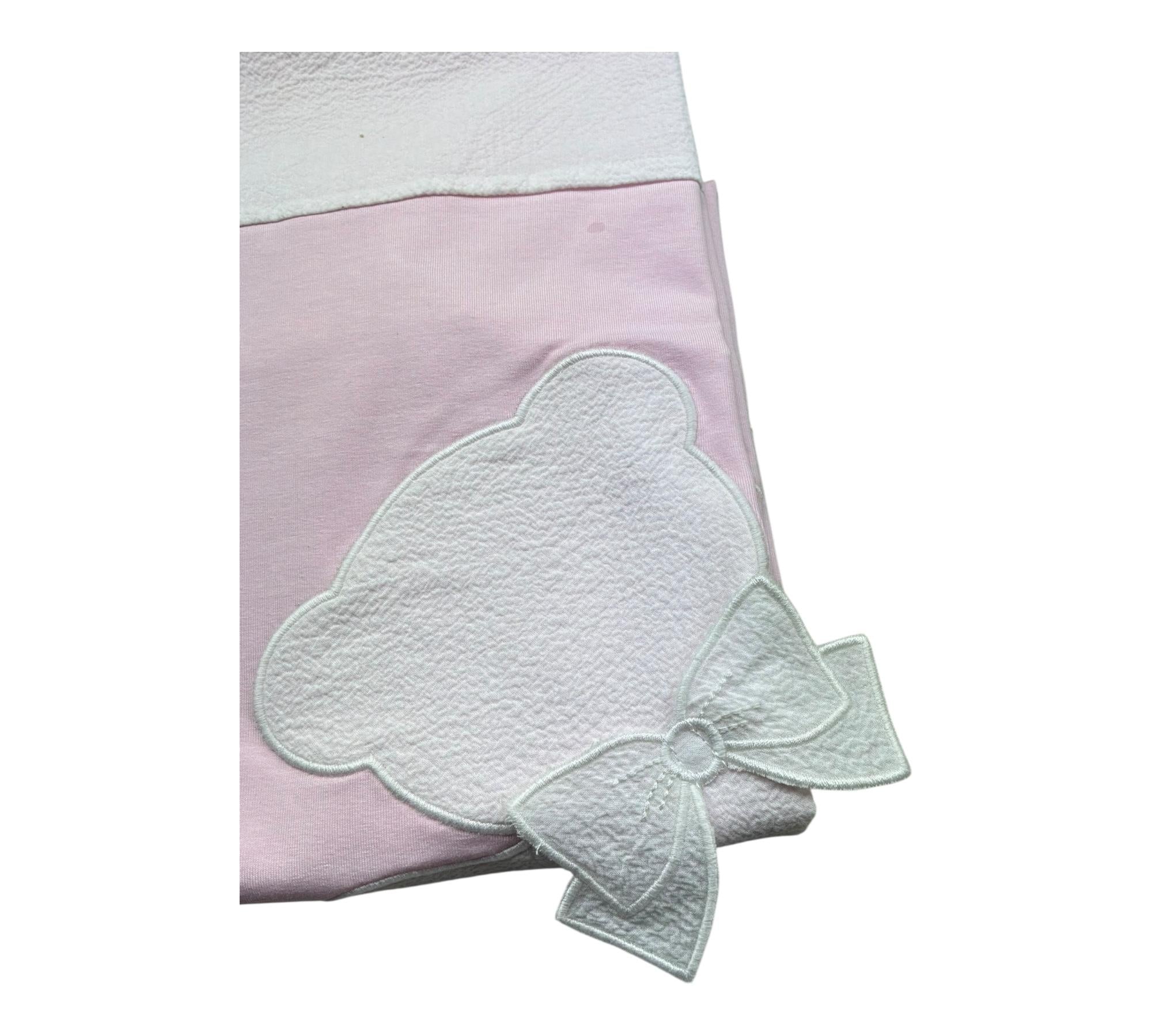 Le Bebe Coperta Tinta Unita  per Neonata LBG6295 ROSA LE BEBE 