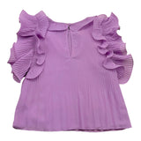 Dixie Plain Pleated Shirt Lilac For Girls