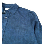 Jeckerson Camicia Manica Lunga Tinta Unita Collo Coreano per Bambino J3897 BLU JECKERSON 