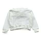 I'M Brian Felpa tinta unita con Cappuccio Bianco per Neonato F2920 BIANCO I'M BRIAN 