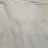I'M Brian Solid Color White Hoodie for Kids