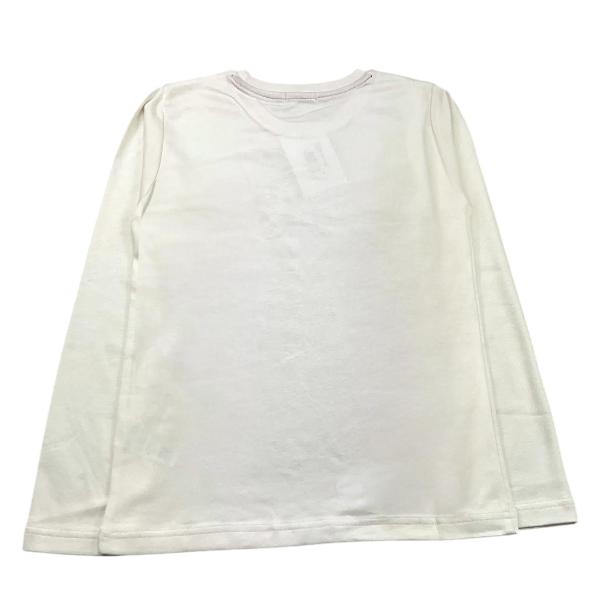 EMC shirt gircollo tinta unita con stampa Bianco per Bambino BX2304 BIANCO EMC 