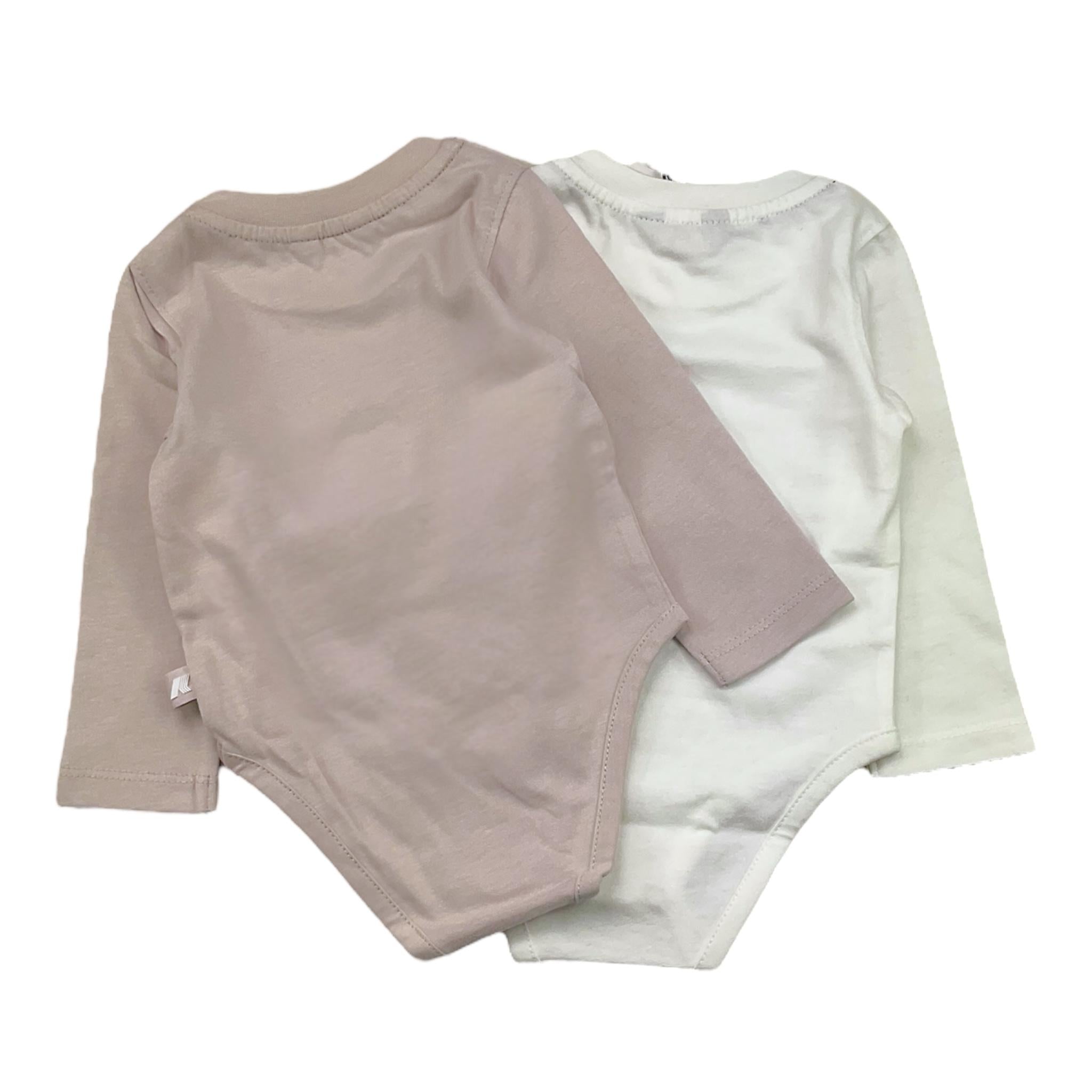 K-WAY set 2body bicolore Bianco/rosa per Neonata K7128ZW BIANCO/ROSA K-WAY 