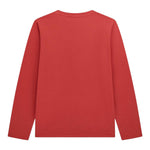 Guess Shirt Girocollo Tinta Unita con Stampa per Neonato N5RI01K8HM4 ROSSO GUESS 