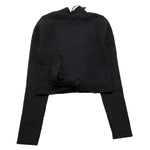 REFRIGIWEAR maglia collo alto tinta unita modello crop Nero per Bambina RWG925X NERO REFRIGIWEAR 