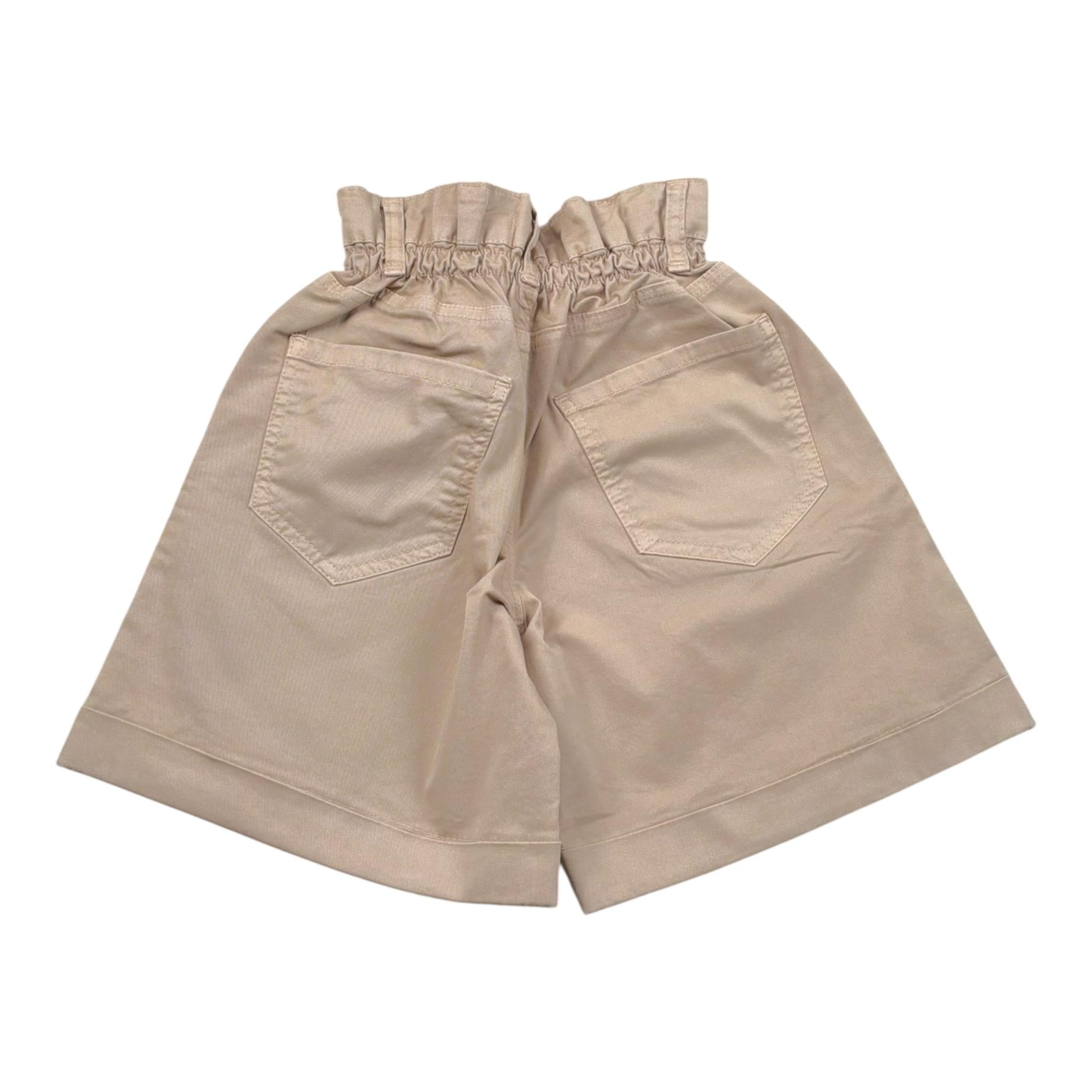 Lu Lu By Miss Grant Short tinta unita con Elastico In Vita Beige per Bambina LL1822 BEIGE LU LU BY MISS GRANT 