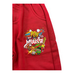 MOUSSE pantalone tinta unita modello tuta con stampa Rosso per Bambino HKPG371R ROSSO MOUSSE 