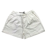 Cecyle Solid Color Denim Shorts With Elastic Waist White For Girls