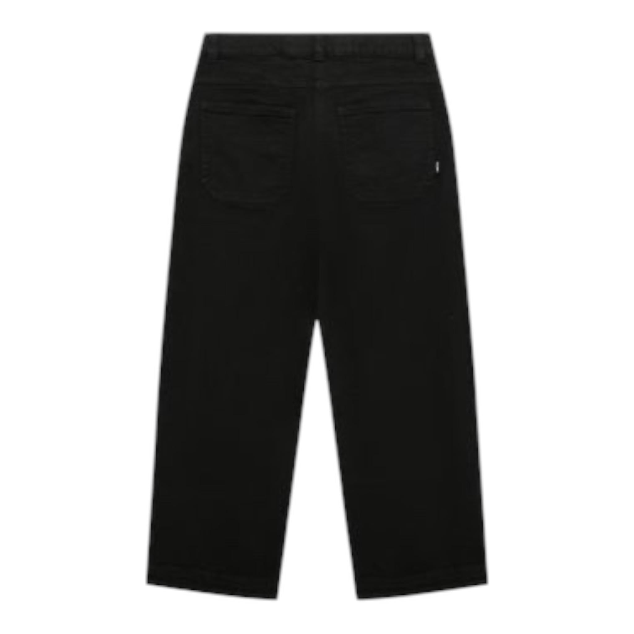 ASPESI jeans tinta unita modello a palazzo Nero per Bambina F24059PLC6051 NERO ASPESI 