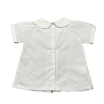 Malvi & Co Camicia Mezza Manica Tinta Unita con Colletto per Neonata S23N139CACP BIANCO MALVI & CO 