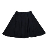 John Richmond Gonna tinta unita con Logo Nero per Bambina RGP25005C NERO JOHN RICHMOND 