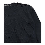 FUN & FUN maglia collo alto tinta unita con applicazioni Nero per Bambina FCJSW00070 NERO FUN & FUN 