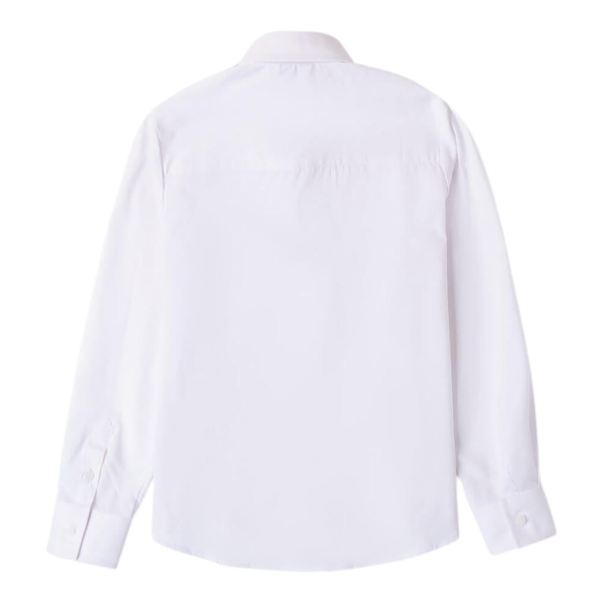 Sarabanda Camicia Manica Lunga Tinta Unita per Bambino 08609 BIANCO SARABANDA 