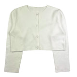 The Owl Cardigan Solid Color With Cream Buttons For Girls