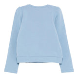 LIU JO felpa chiusa girocollo tnta unita con brillantini Azzurro per Neonata KF4108 AZZURRO LIU JO 