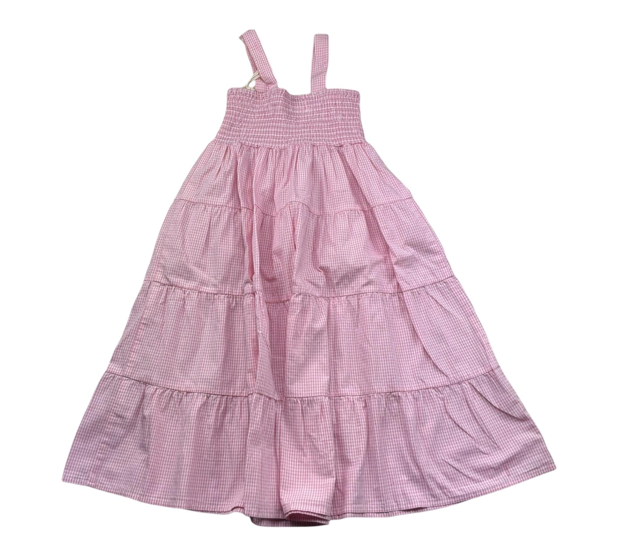 Saint Barth Abito Giromanica Tinta Unita con Stampe per Bambina JEMINE ROSA SAINT BARTH 