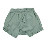 Laranjinha Short Tinta Unita con Elastico In Vita per Neonata 92908V5802U63 VERDE LARANJINHA 