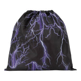 Phobia Archive Plain Color Lightning Print Bag Black/Purple For Kids