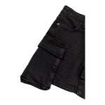 JOHN RICHMOND gonna in denim tinta unita con tasconi Nero per Bambina RGA25218GO NERO JOHN RICHMOND 