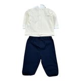 Cesare Paciotti Completo 2 Pezzi Shirt-Ghettina per Neonato CPP5102NX PANNA/BLU CESARE PACIOTTI 
