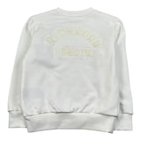 John Richmond Felpa Girocollo Tinta Unita con Logo per Bambino RBP26189FE BIANCO JOHN RICHMOND 