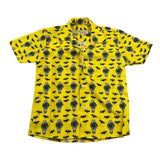 Louis Dieudonne' Camicia Tinta Unita Mezza Manica Stampa Batman per Bambino LD01BOW GIALLO LOUIS DIEUDONNE' 