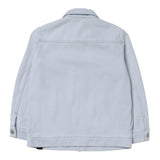 Aspesi Denim Jacket Solid Color With Buttons Light Blue For Boys
