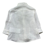 Le Bebe Camicia Manica Lunga Tinta Unita Collo Coreano per Neonato LBB5322 BIANCO LE BEBE 