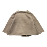 Pype Cardigan Solid Color With Buttons Brown For Baby Girl