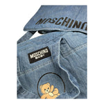 Moschino Borsa per Cambio con Fasciatoio In Denim per Neonata MUX05P BLU MOSCHINO 