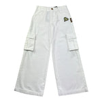 Just Cavalli Pantalone Tinta Unita Modello Palazzo per Bambina JGP26129PA BIANCO JUST CAVALLI 