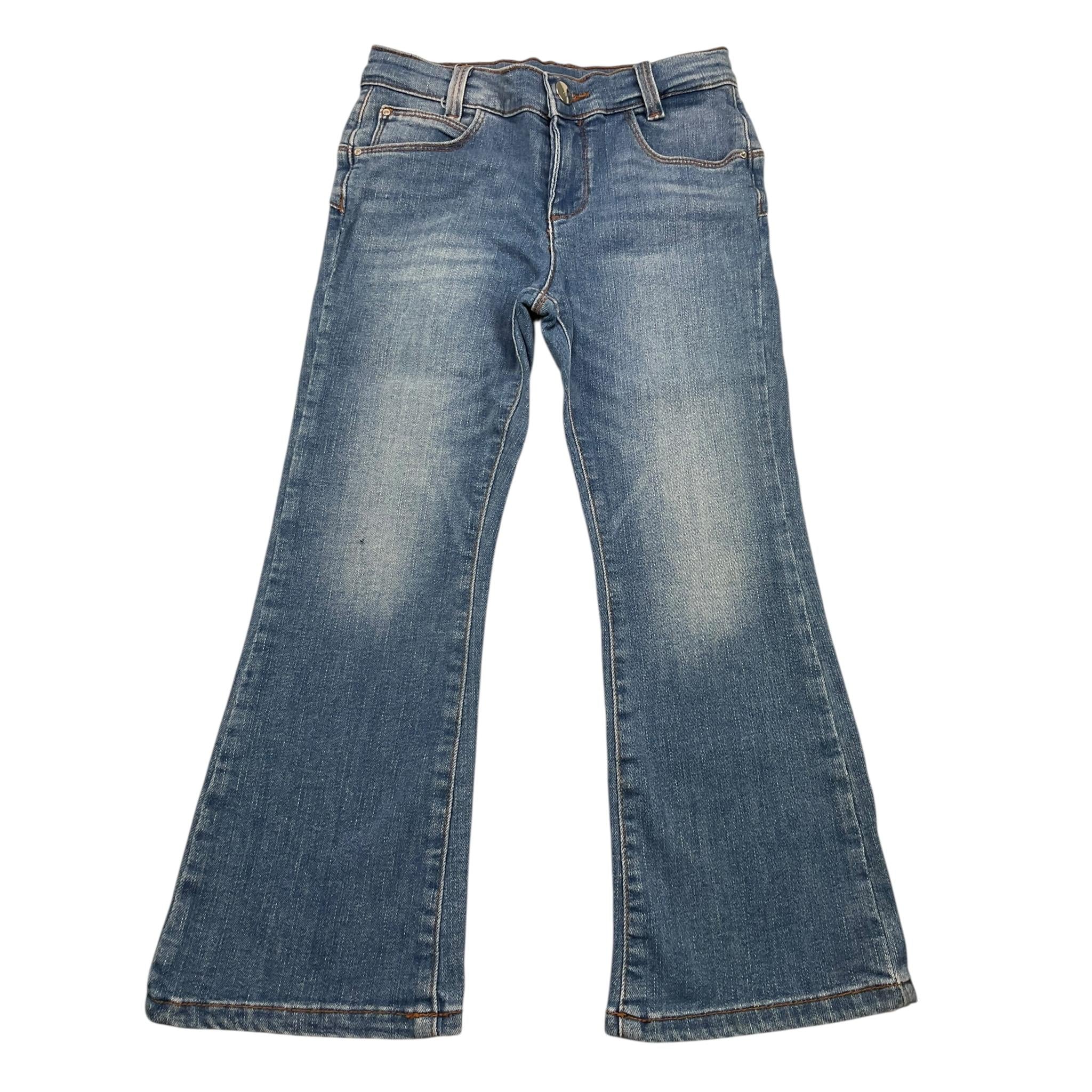 LIU JO jeans tinta unita modello zampa Blu per Bambina KA4056 BLU LIU JO 