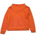 @Madilly Orange Solid Color Hoodie For Kids