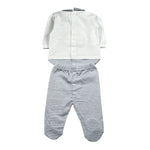 Lalalu' Completo 2 Pezzi Shirt-Ghettina per Neonato CPL3P BIANCO LALALU' 