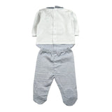 Lalalu' Completo 2 Pezzi Shirt-Ghettina per Neonato CPL3P BIANCO LALALU' 