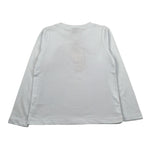 Mariuccia Shirt Girocollo tinta unita con Stampa Brillantinata Bianco per Bambina MBFW23T209 BIANCO MARIUCCIA 