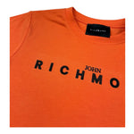 John Richmond T-Shirt Girocollo Tinta Unita con Logo per Bambino RBP26008TS ARANCIONE JOHN RICHMOND 
