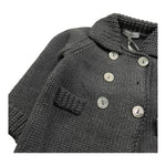 COLIBRI giacca in maglia tinta unita doppiopetto Grigio per Neonato 9MGIAC GRIGIO COLIBRI 