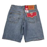 Levi'S Bermuda In Denim Tinta Unita con Girovita Regolabile per Bambino 8EK286 AZZURRO LEVI'S 
