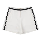 Vicolo Short Solid Color with Contrast Trim Cream for Girls