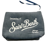 SAINT BARTH borsello tinta unita con logo Azzurro per Bambina ALINEE AZZURRO SAINT BARTH 