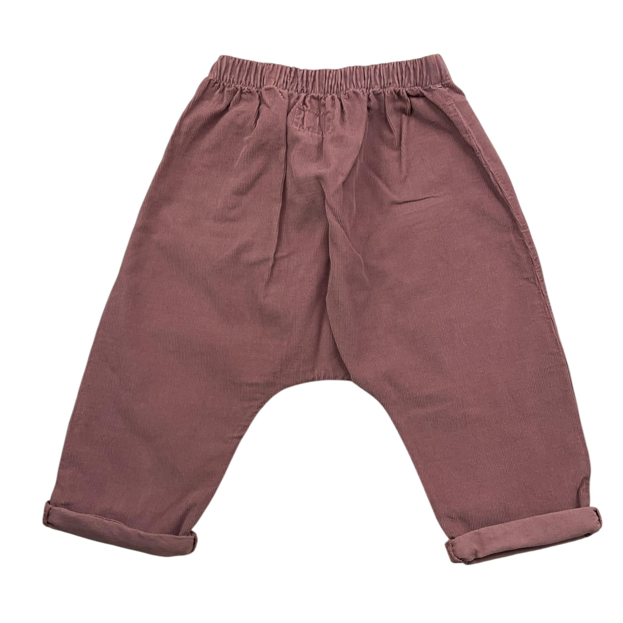 TEDDY E MINOU pantalone tinta unita con elastico in vita Viola per Bambina I24PT007V6014J VIOLA TEDDY E MINOU 