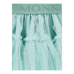 Monnalisa Gonna Tinta Unita In Tulle per Neonata 37EGON VERDE MONNALISA 