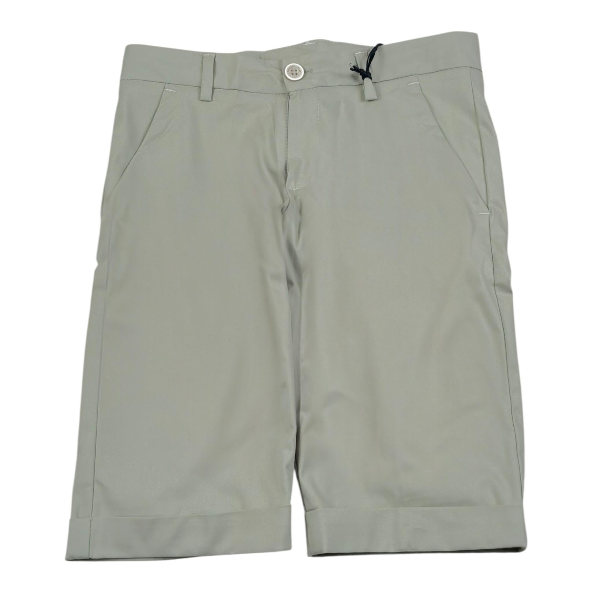 Emanuel Pris Bermuda Tinta Unita con Girovita Regolabile per Bambino EBM5112R VERDE EMANUEL PRIS 