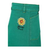 Kenzo Gonna Tinta Unita con Girovita Regolabile per Bambina K60908 VERDE KENZO 