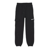 Disclaimer Pantalone Tuta Tinta Unita con Tasconi per Bambino 25EDK58514 NERO DISCLAIMER 