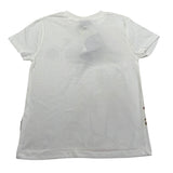 Diadora T-Shirt Girocollo tinta unita con Stampe Bianco per Bambino 033204 BIANCO DIADORA 